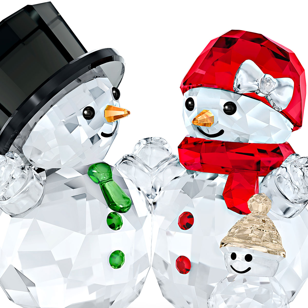 Swarovski Joyful Snowman Family